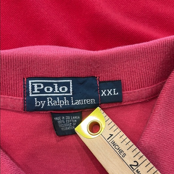 3 Ralph Lauren Polo Shirt Set - Green, Pink, Red SIZE XXL men’s - Picture 11 of 12